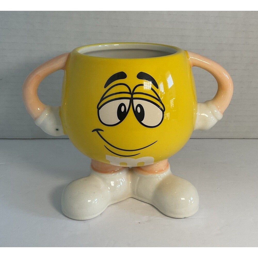 M&m - 2008 Yellow Mars Double Handle - Mug Cup